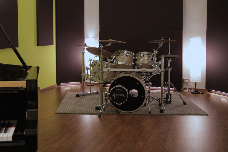 La sala di ripresa del Pink Sound Studio
